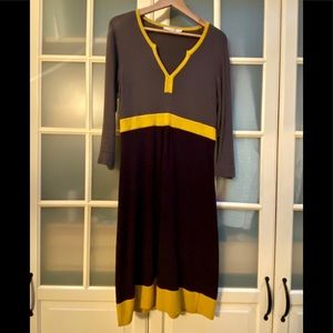 Boden color block sweater dress